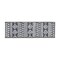 World Rug Gallery Nylon; Back Material : Rubber 8.6" x 26" Grit Size, Gray, 26 W x 8.6 L, 0.2 in Thick 1539GRAY4PK - alternate 2